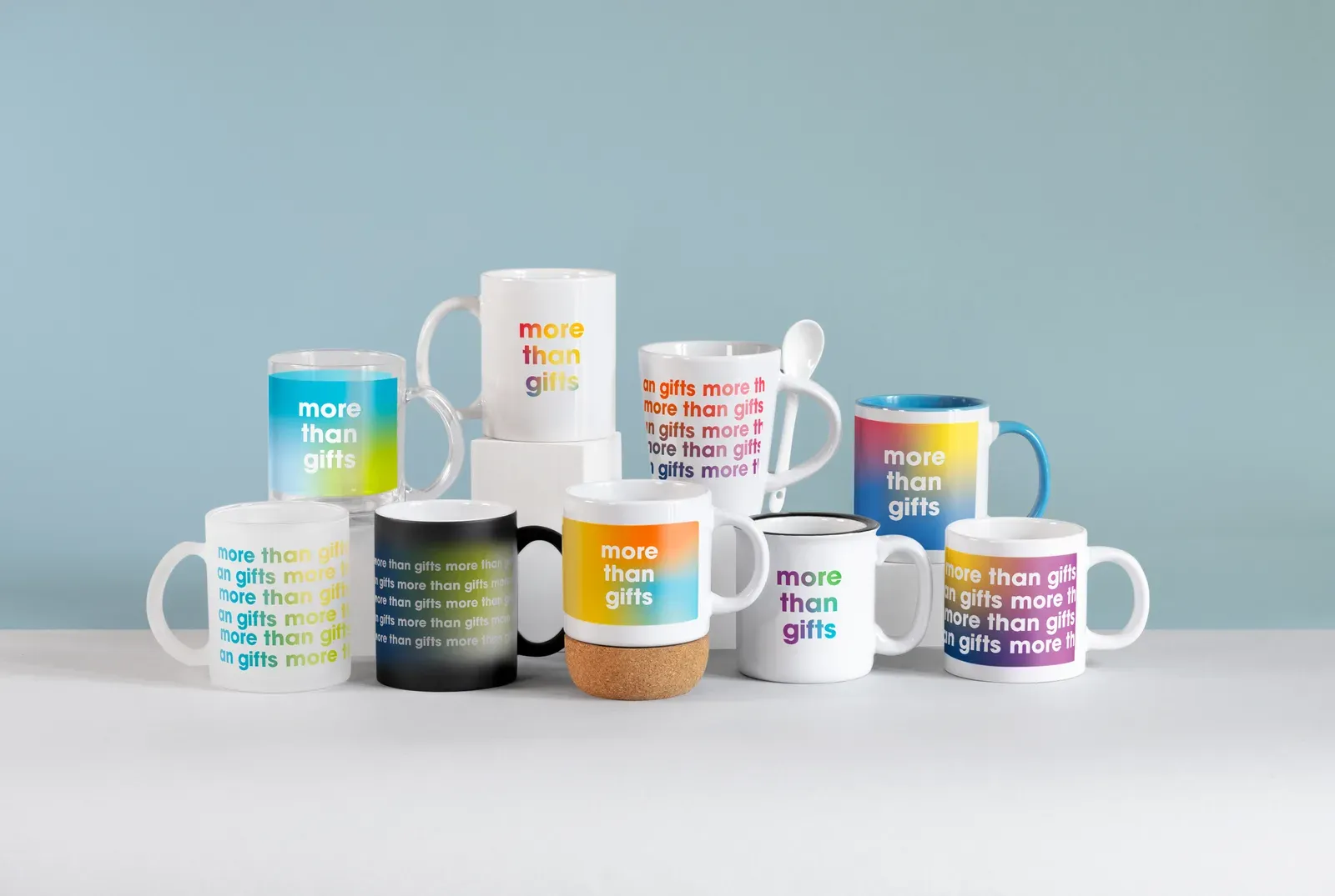Sublidark – Ceramic Mug with Special Coating for Sublimation; Mug Changes Colour to Your Personalized Printing When Pouring — Black