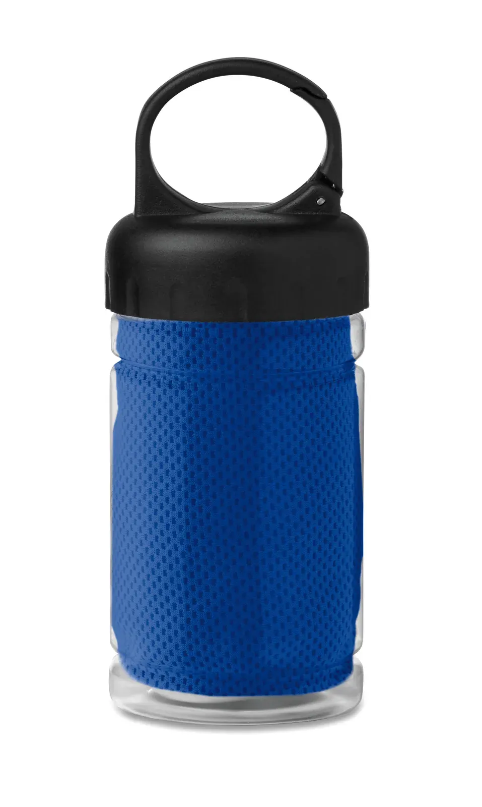 Fris Cooling Towel in Reusable PET Bottle, 30x80 cm — Royal Blue