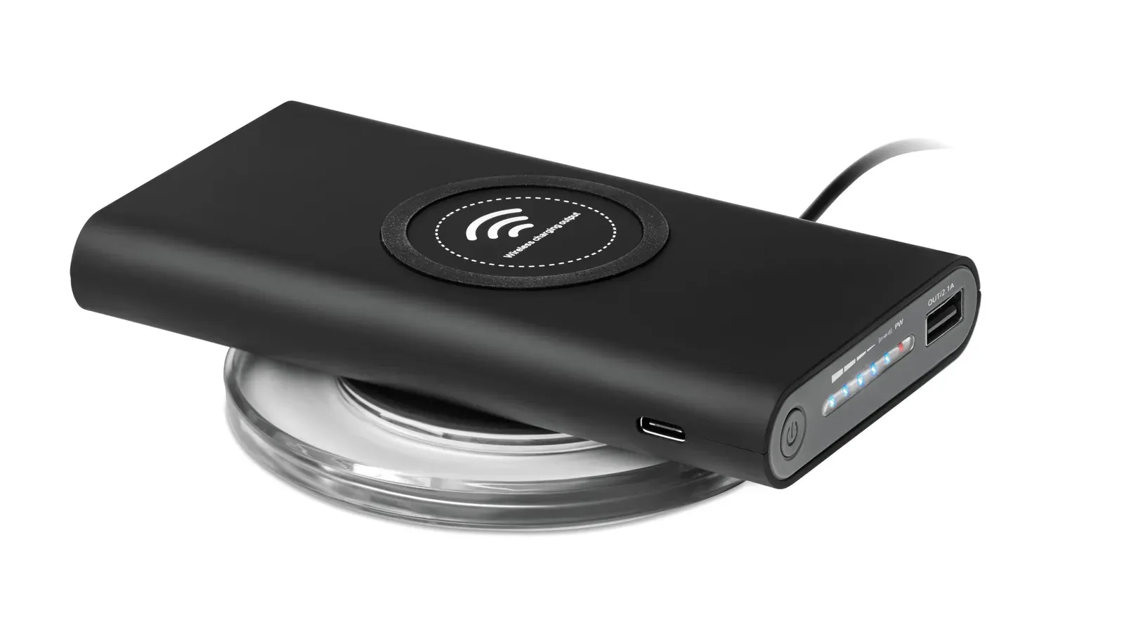 Vigor Wireless Charging Power Bank 8000mAh – Cable or Wireless Charging