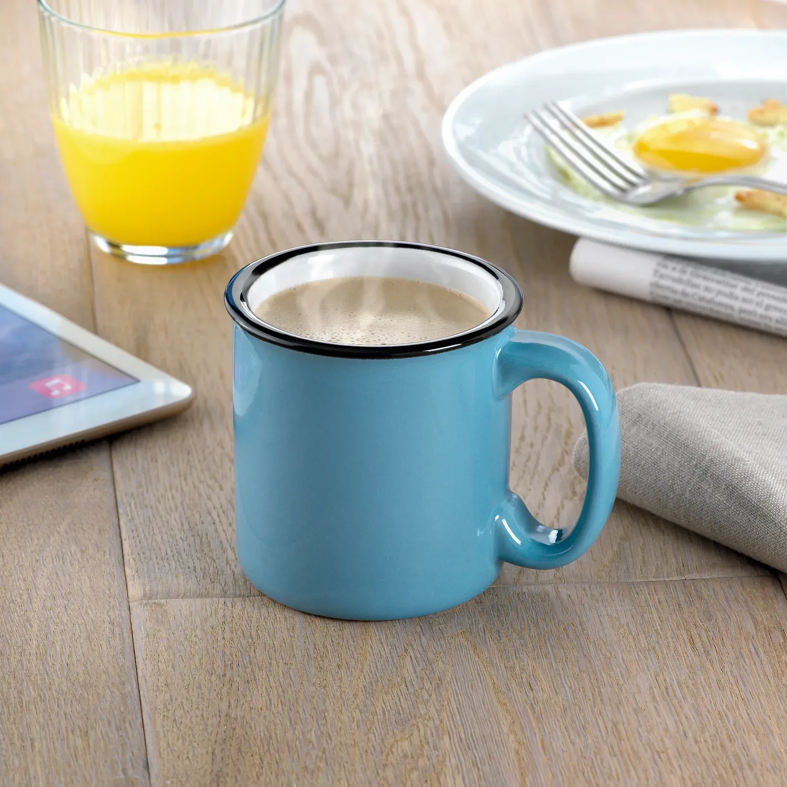 Tweenies – Ceramic Vintage Style Mug; Individual Packaging in White Carton Box — Blue