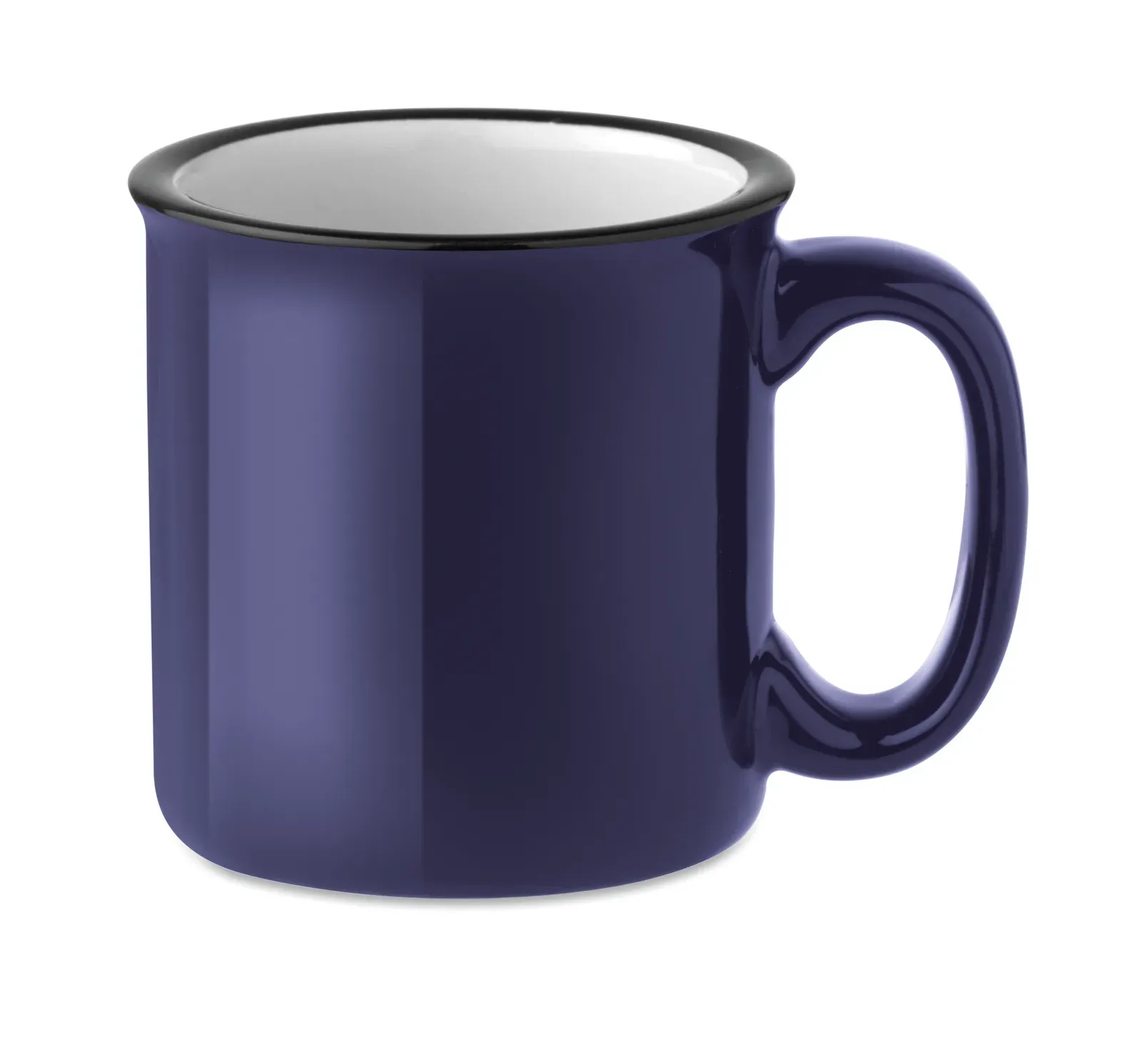 Tweenies – Ceramic Vintage Style Mug; Individual Packaging in White Carton Box — French Navy