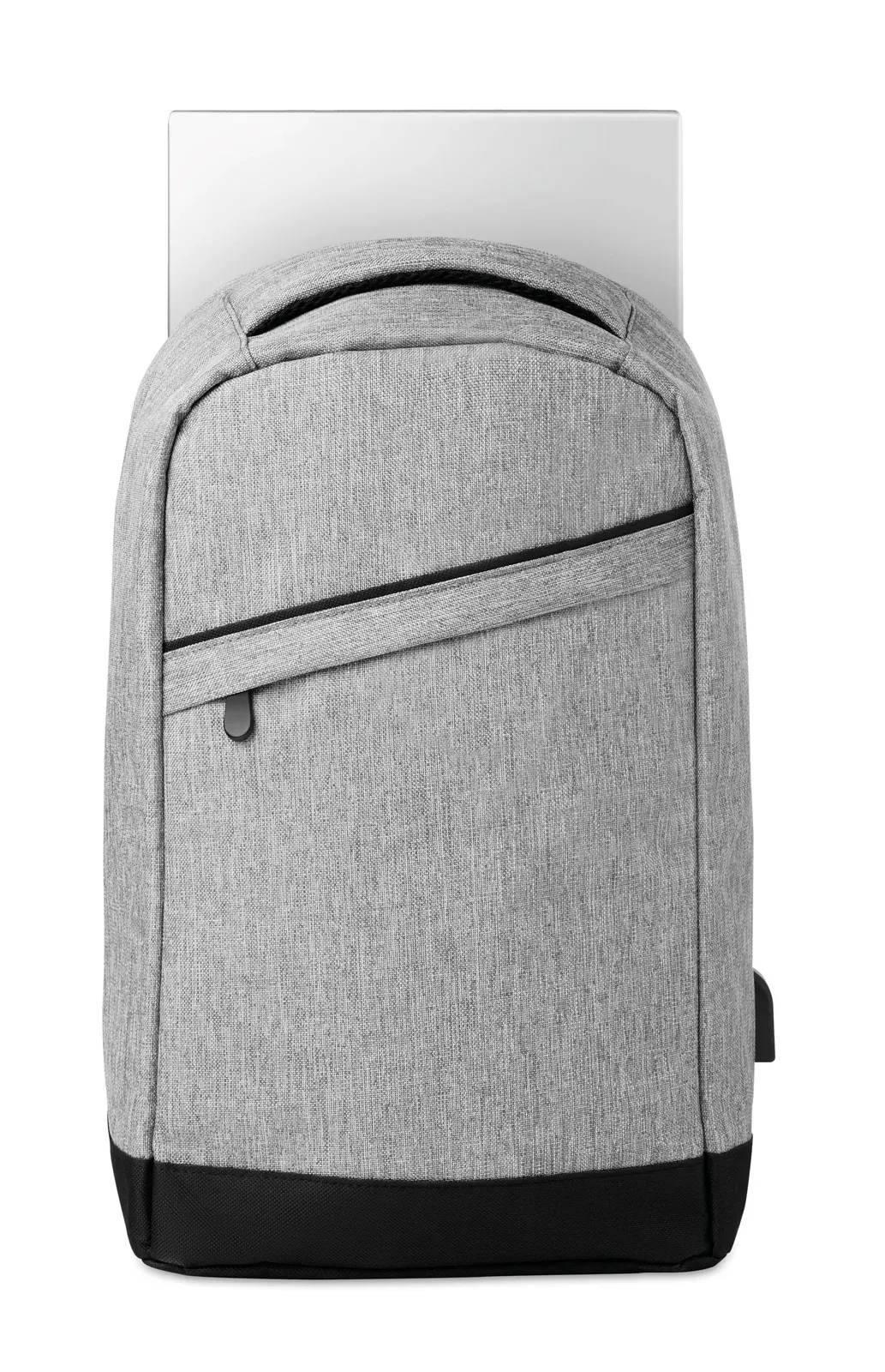 Polyester Backpack Berlin with Zippered Pocket 26X13X45 cm MO9294