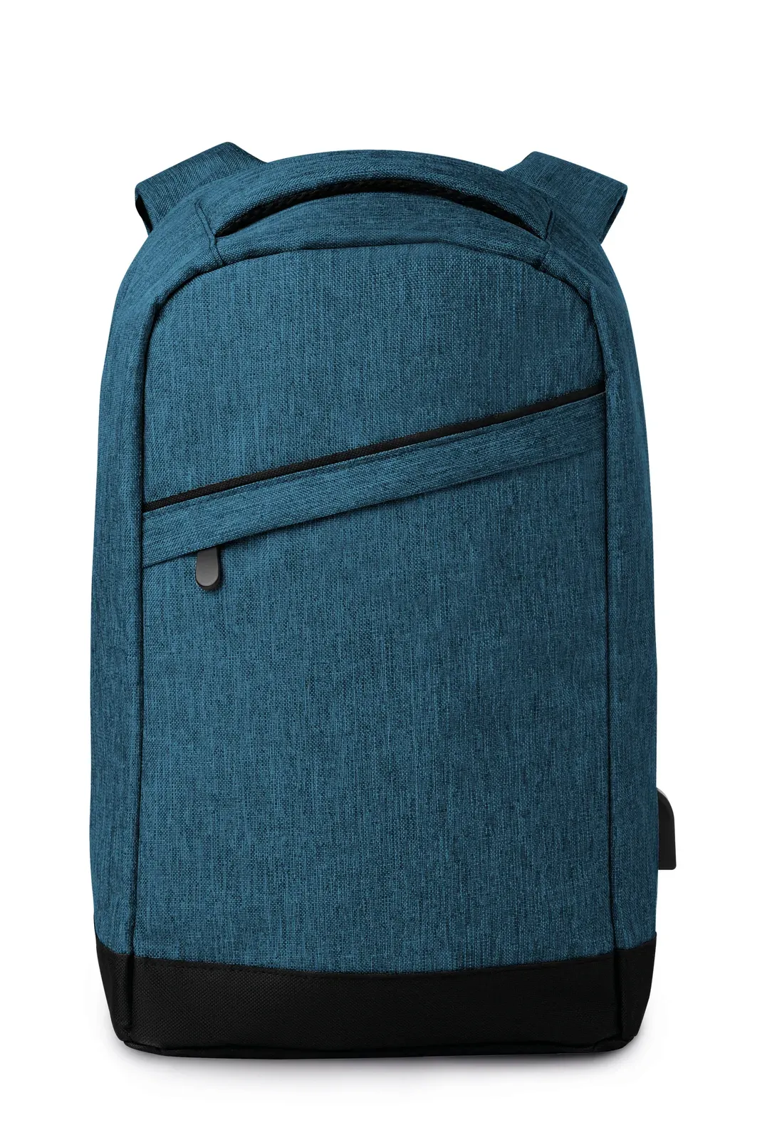 Polyester Backpack Berlin with Zippered Pocket 26X13X45 cm MO9294 — Blue