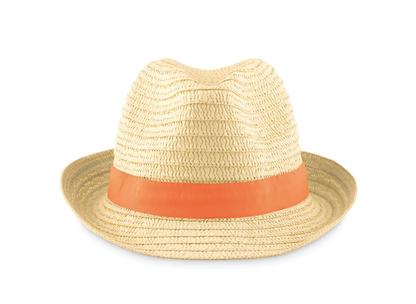 Boogie Paper Straw Hat — Orange