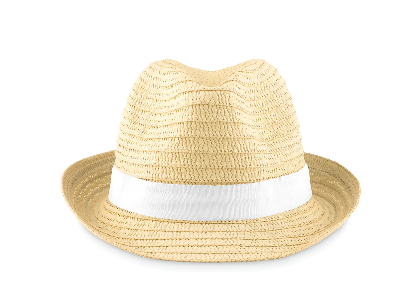 Boogie Paper Straw Hat — White