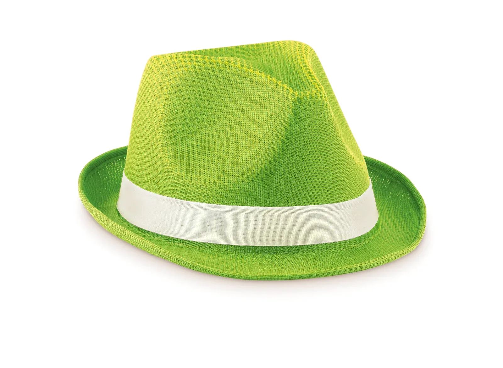 Woogie Coloured Straw Hat — Lime