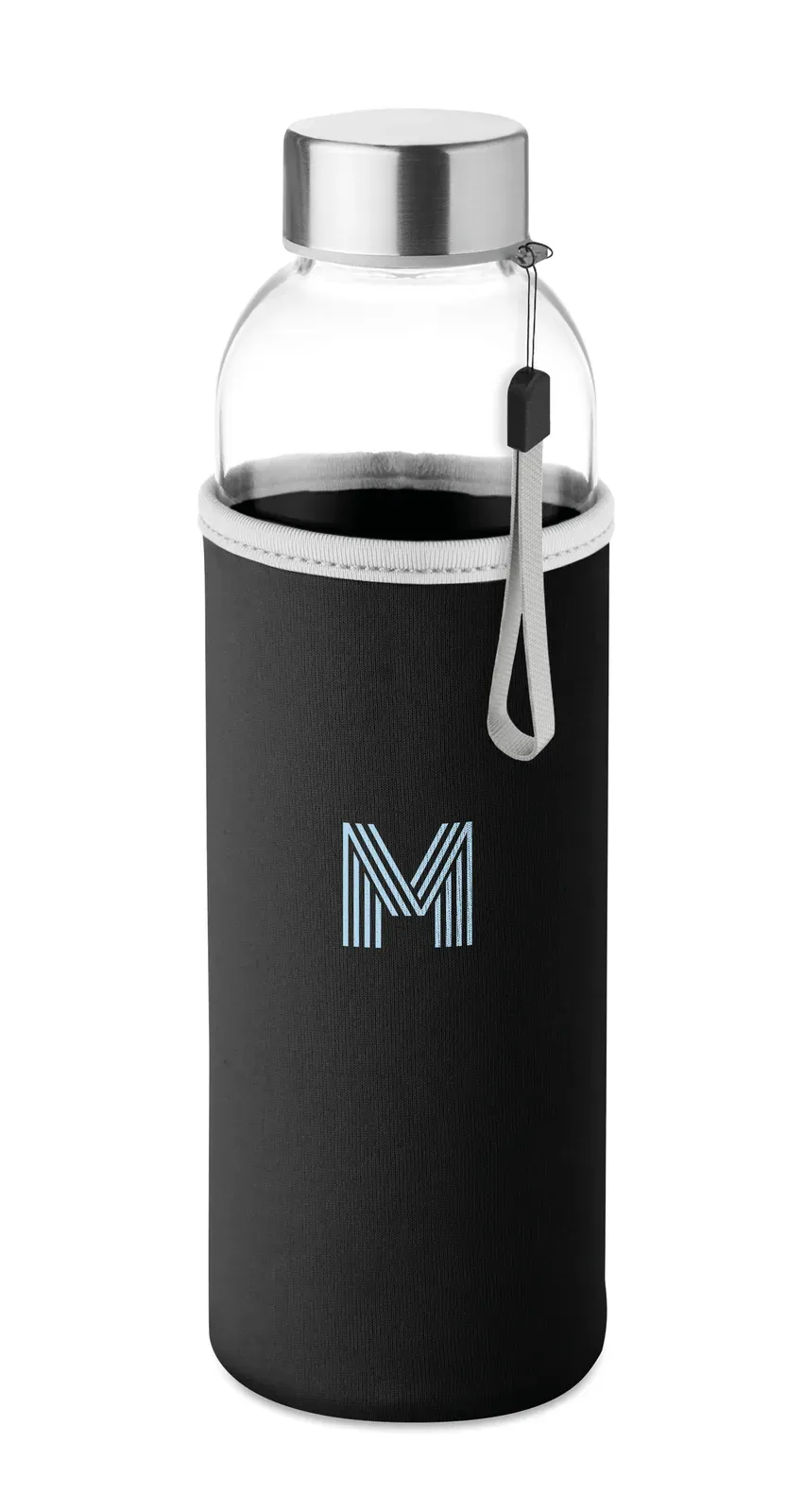 Utah Glass – Glass Bottle with Neoprene Pouch — Black