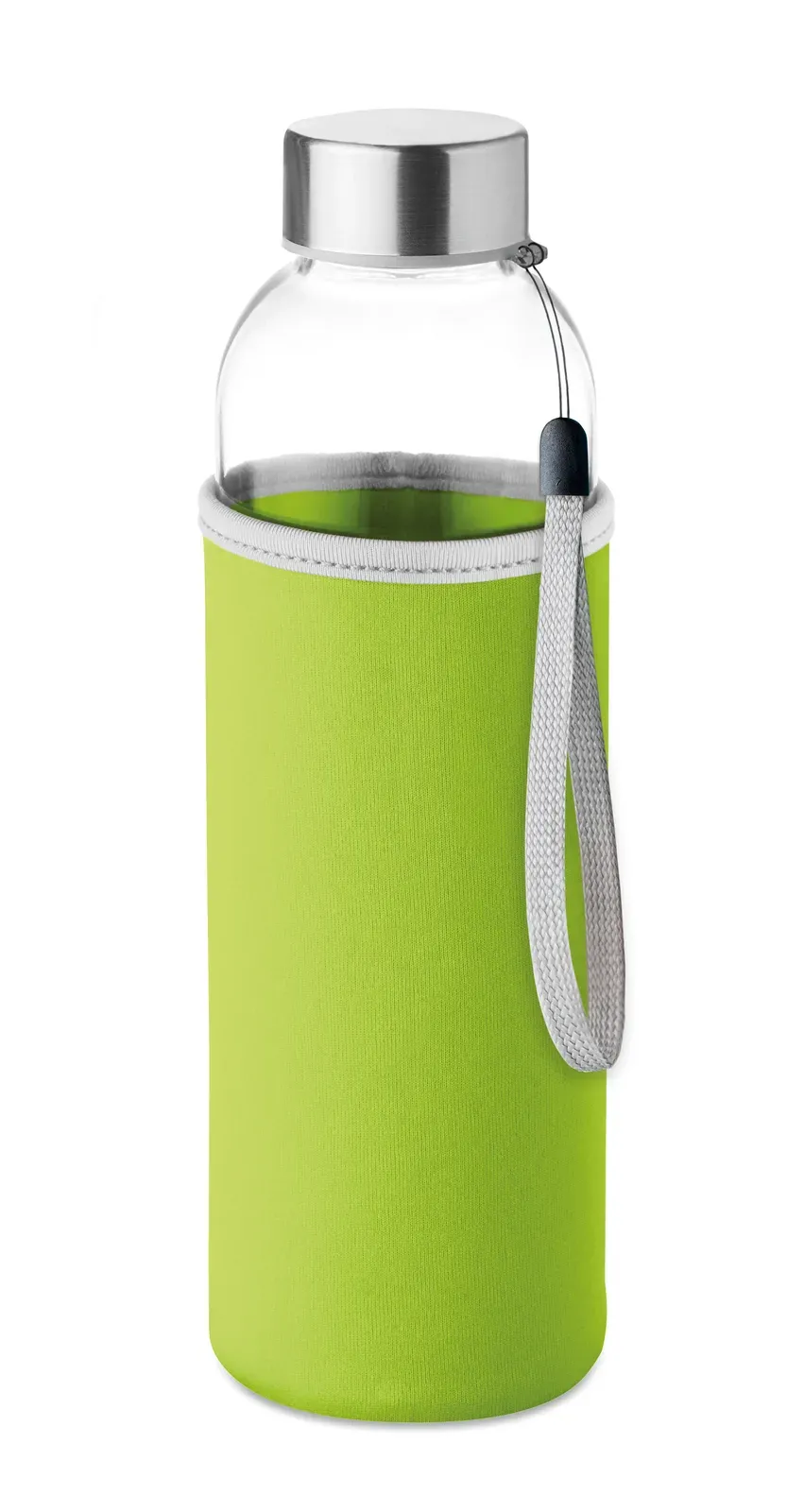 Utah Glass – Glass Bottle with Neoprene Pouch — Lime