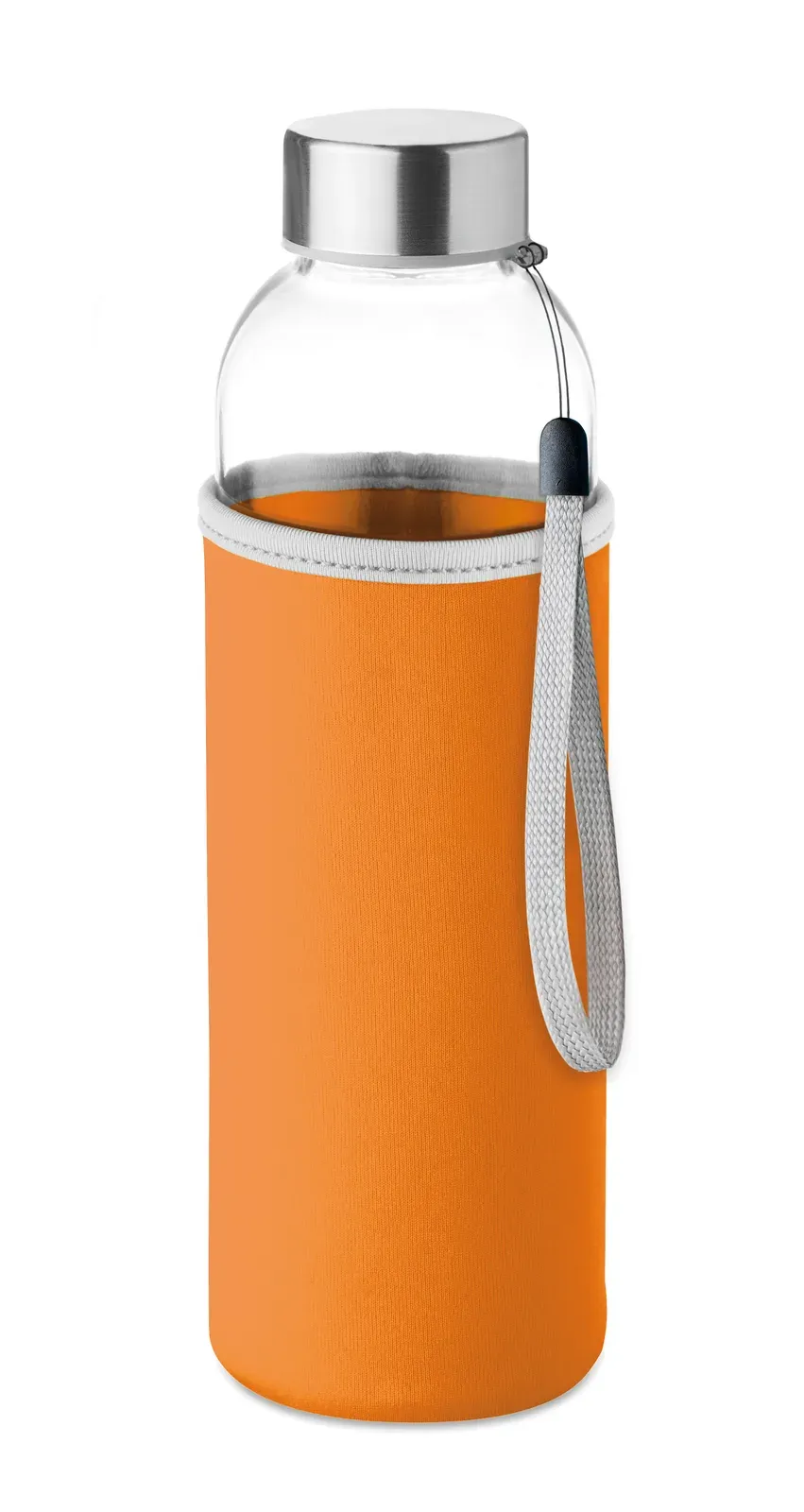 Utah Glass – Glass Bottle with Neoprene Pouch — Orange