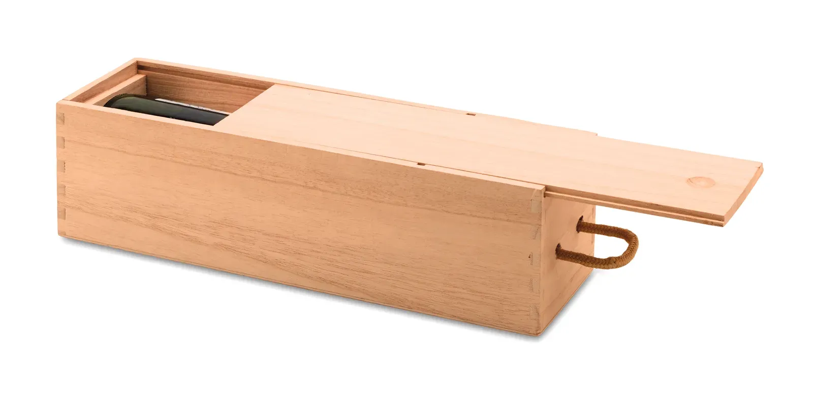 Vinbox – Wine Box in Paulownia Wood with Cord Handle
