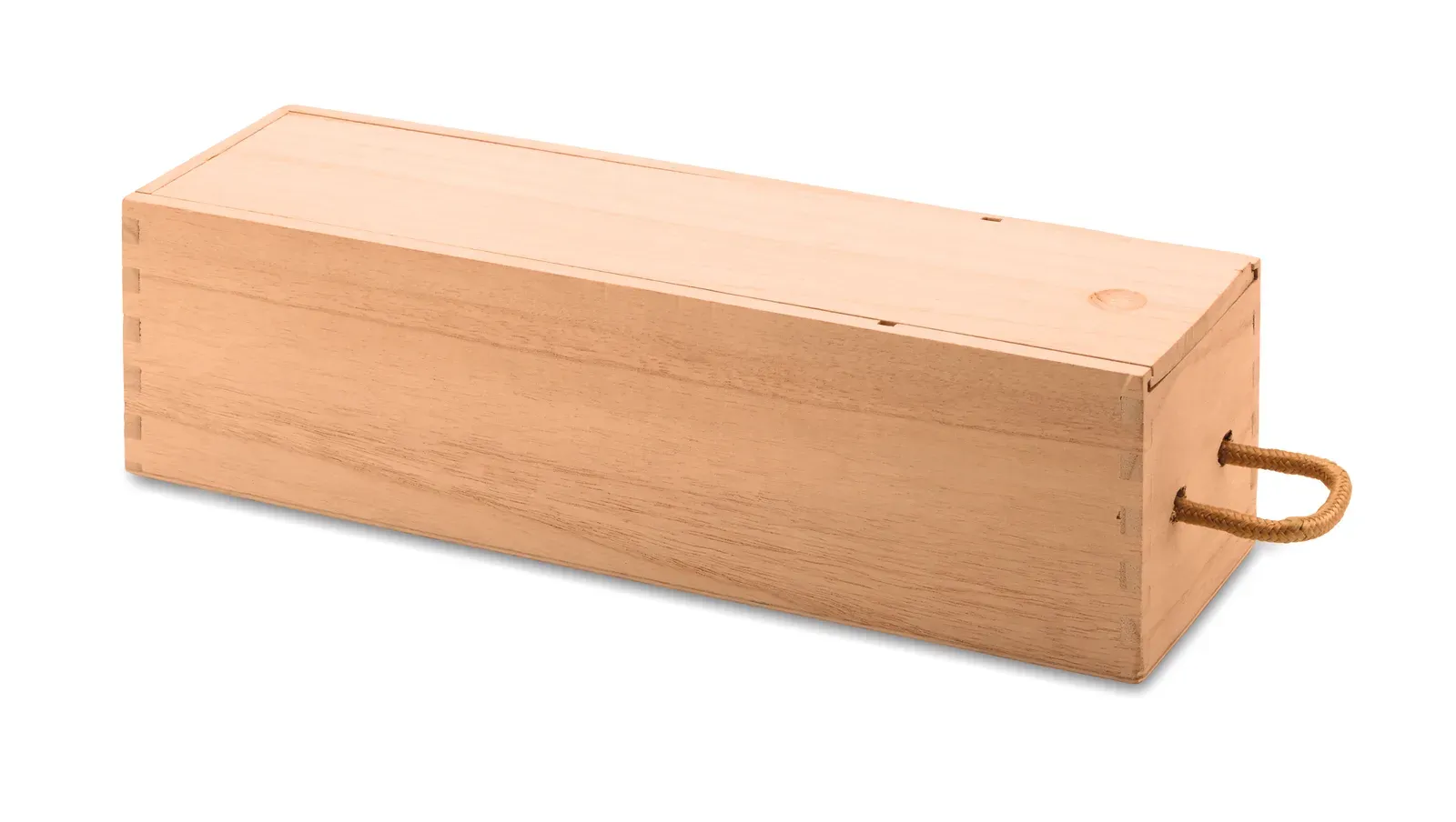 Vinbox – Wine Box in Paulownia Wood with Cord Handle — Wood
