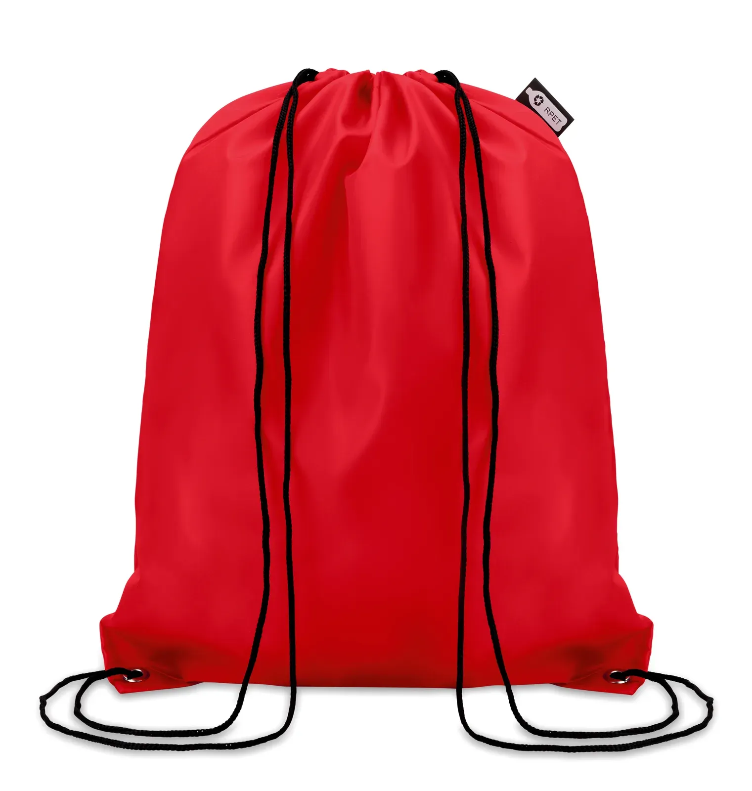 RPET Drawstring Bag Shooppet with 36x40 Cm 36X40 cm MO9440 Drawstring Bag — Red