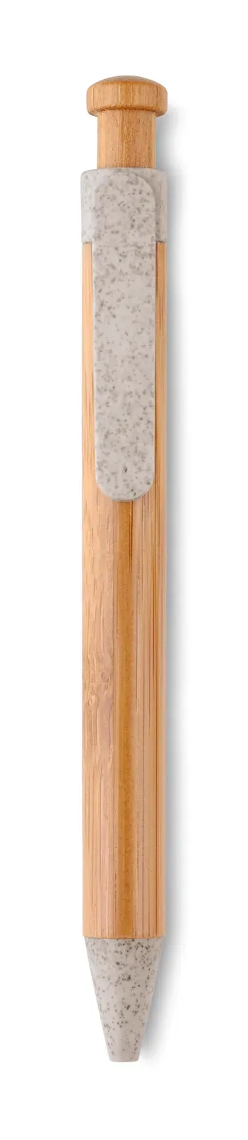 Toyama Bamboo & Wheat Straw Pen – FSC-Certified — Beige