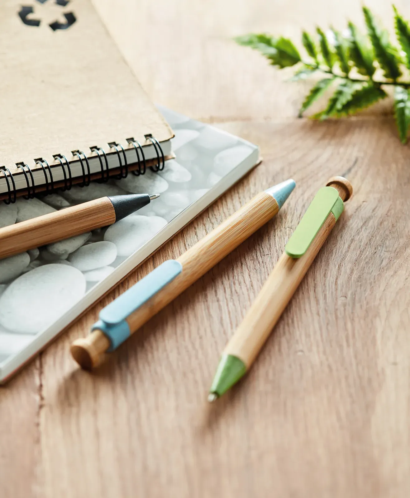 Toyama Bamboo & Wheat Straw Pen – FSC-Certified — Blue