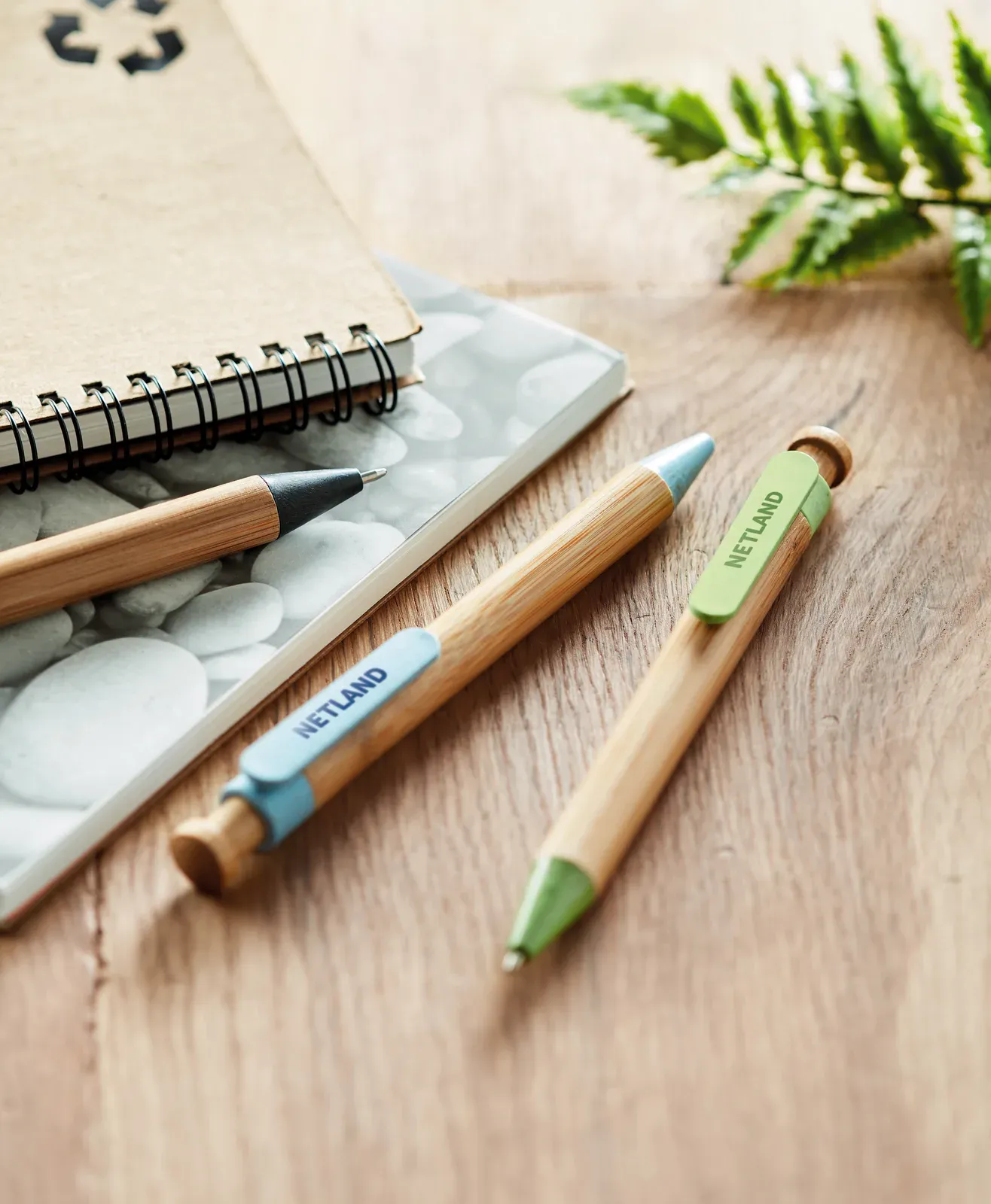 Toyama Bamboo & Wheat Straw Pen – FSC-Certified — Blue