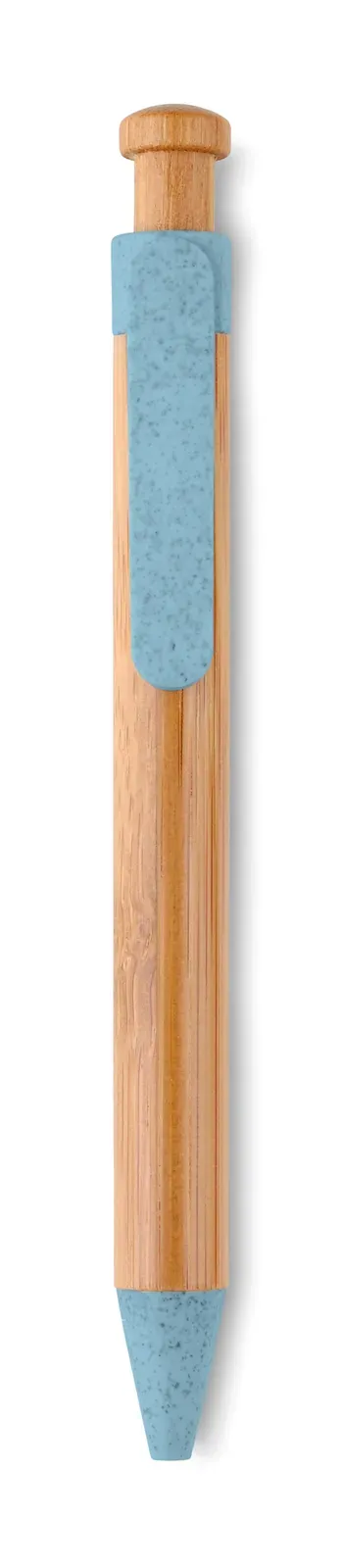 Toyama Bamboo & Wheat Straw Pen – FSC-Certified — Blue