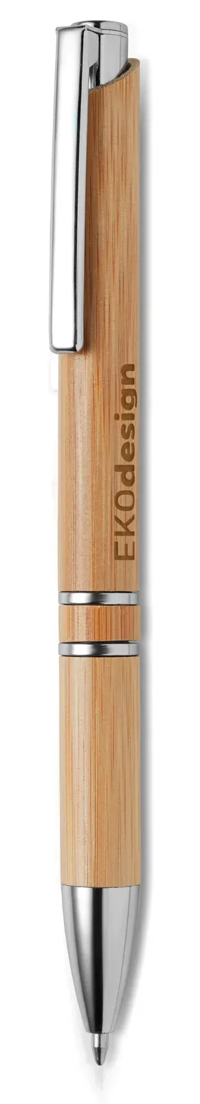 Bern Bamboo Pen – Bamboo Barrel with Aluminium Fittings — Wood