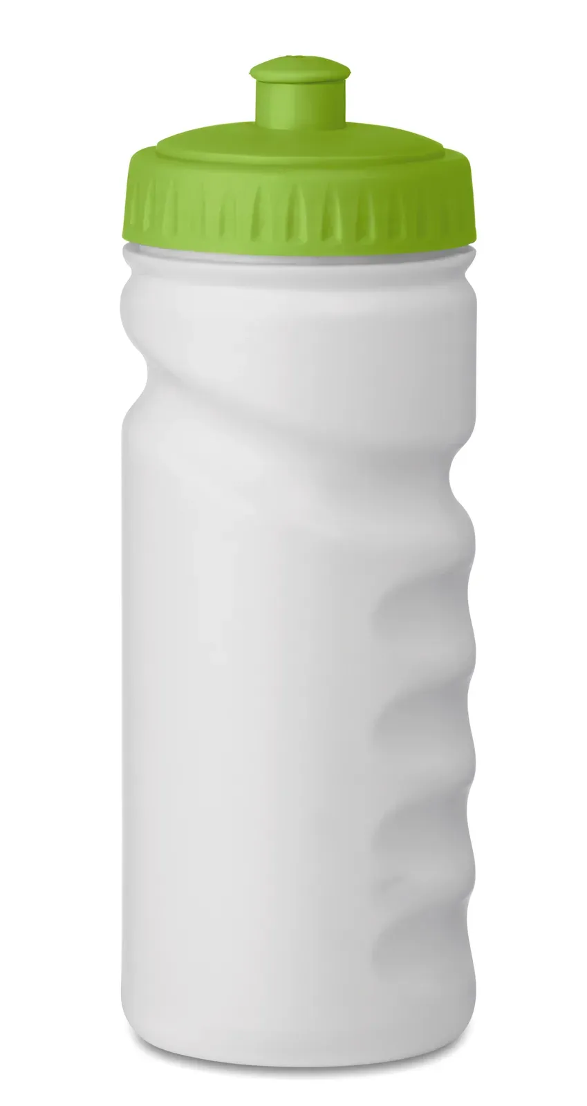 Spot Eight – Sports Drinking Bottle with Convenient Handgrip in Solid PE Plastic which is BPA Free — Lime