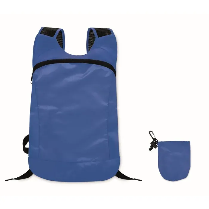 Polyester Pouch Joggy with Zippered Pocket 29,5X11X42 cm MO9552 — Royal Blue