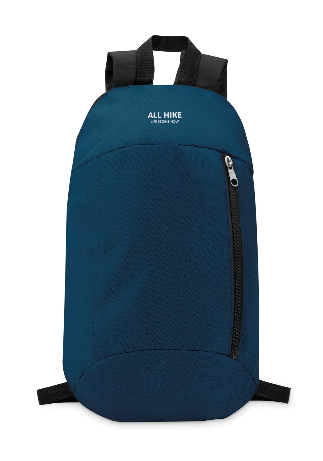 Polyester Backpack Tirana with Zippered Pocket 22X10X39 cm MO9577 — Blue