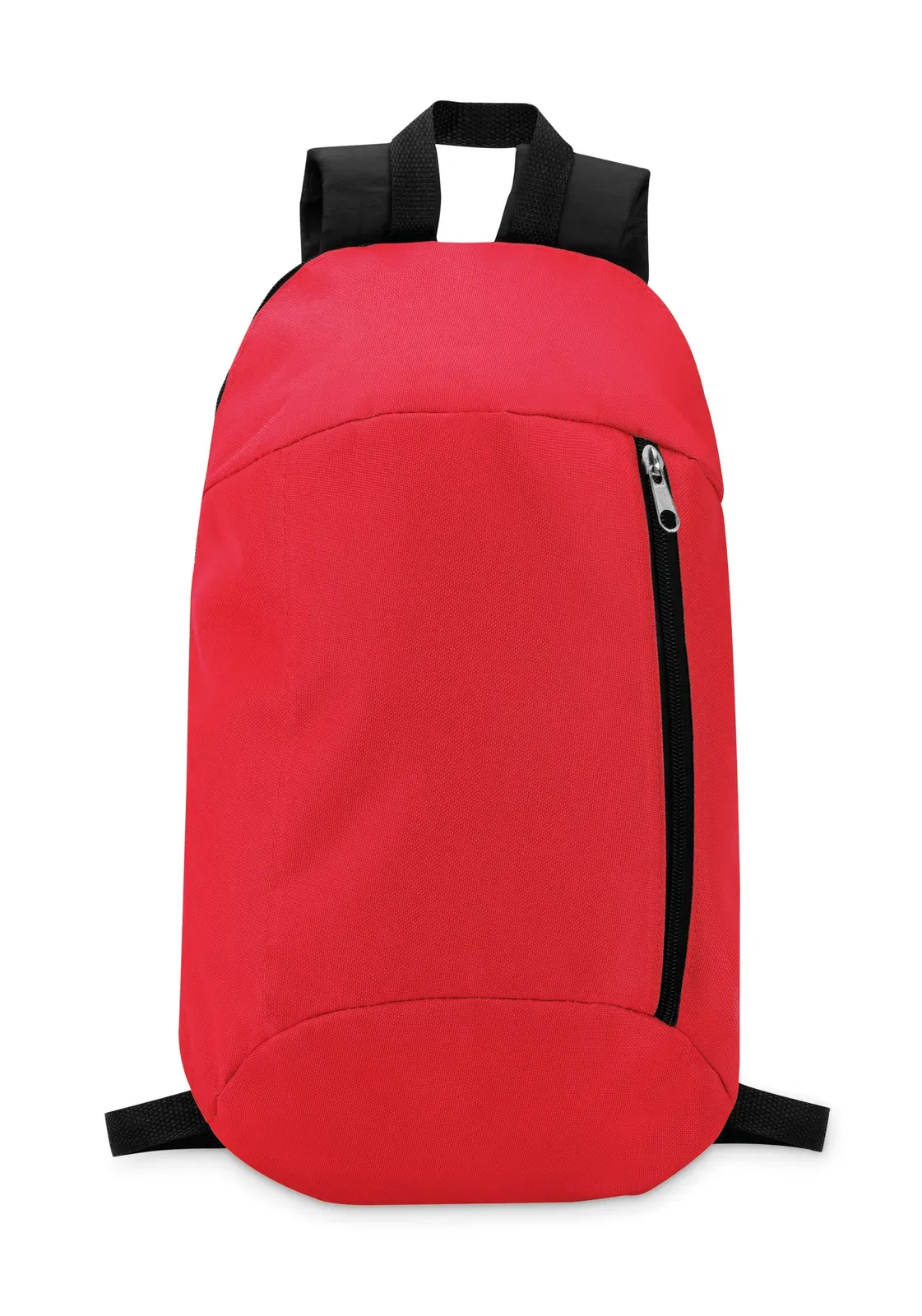 Polyester Backpack Tirana with Zippered Pocket 22X10X39 cm MO9577 — Red
