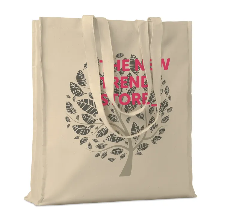 Cotton Drawstring Bag Portobello with Long Handles 38X41 cm MO9595