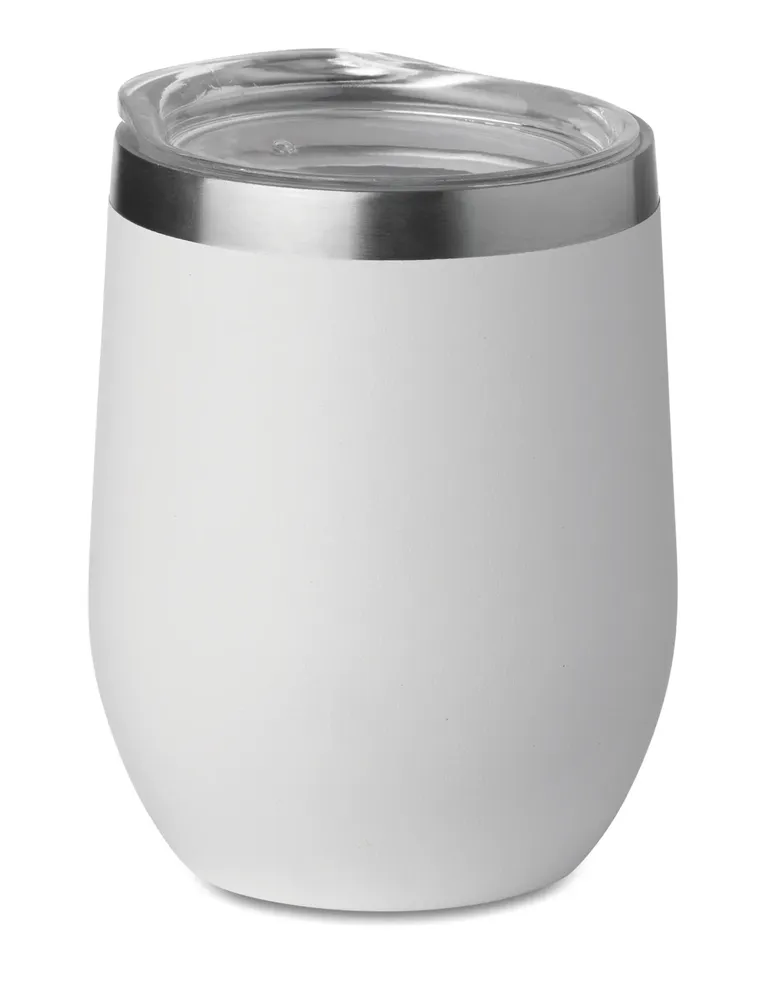Chin Chin – Powder Coated Double Wall Stainless Steel 304 18/8 Mug and Can Also Be Used AS a Wine Glass