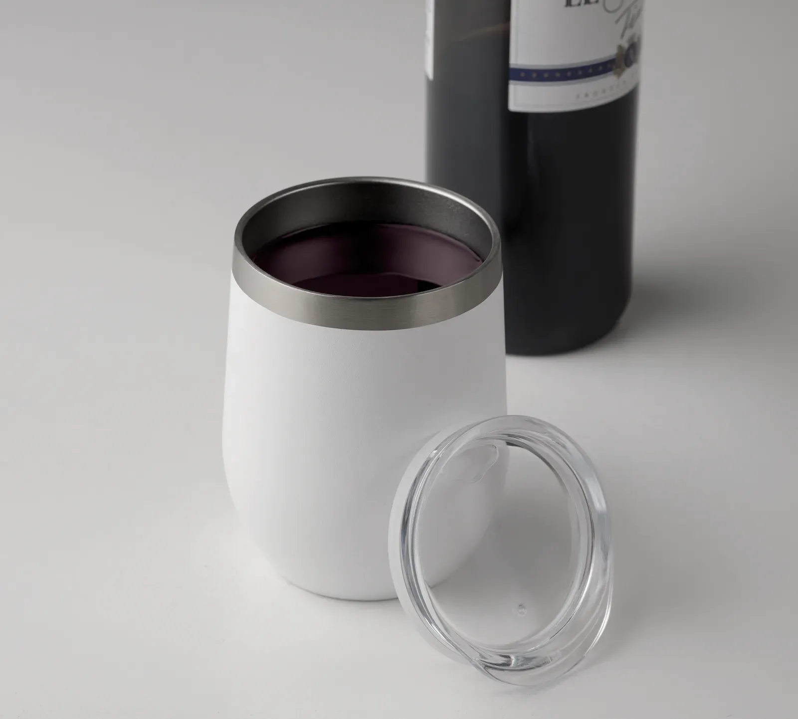Chin Chin – Powder Coated Double Wall Stainless Steel 304 18/8 Mug and Can Also Be Used AS a Wine Glass
