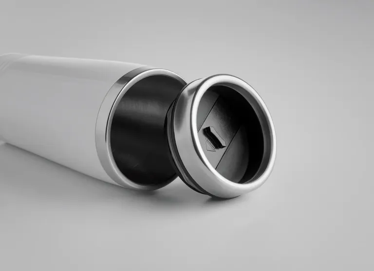 Rodeo Colour – Double Wall Stainless Steel Travel Cup with Black PP Lid