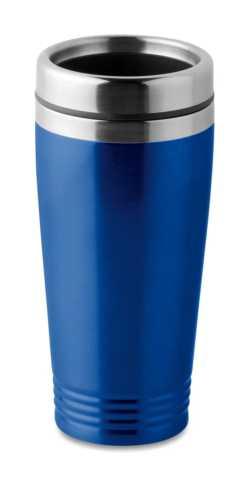 Rodeo Colour – Double Wall Stainless Steel Travel Cup with Black PP Lid — Royal Blue