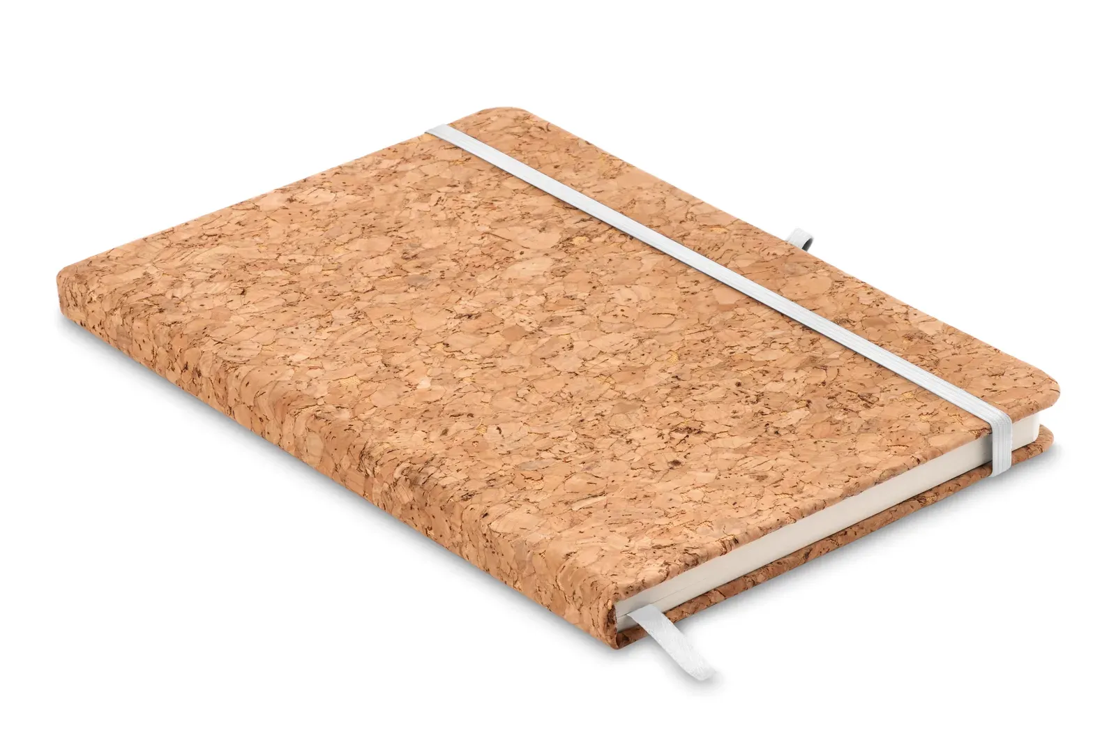 Suber A5 Cork Notebook – 192-Page Refill with Elastic Closure & Pen Holder