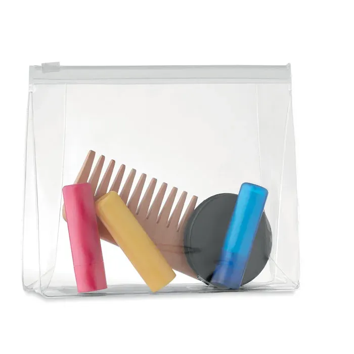 Cosmobag PVC Cosmetic Pouch with Zipper