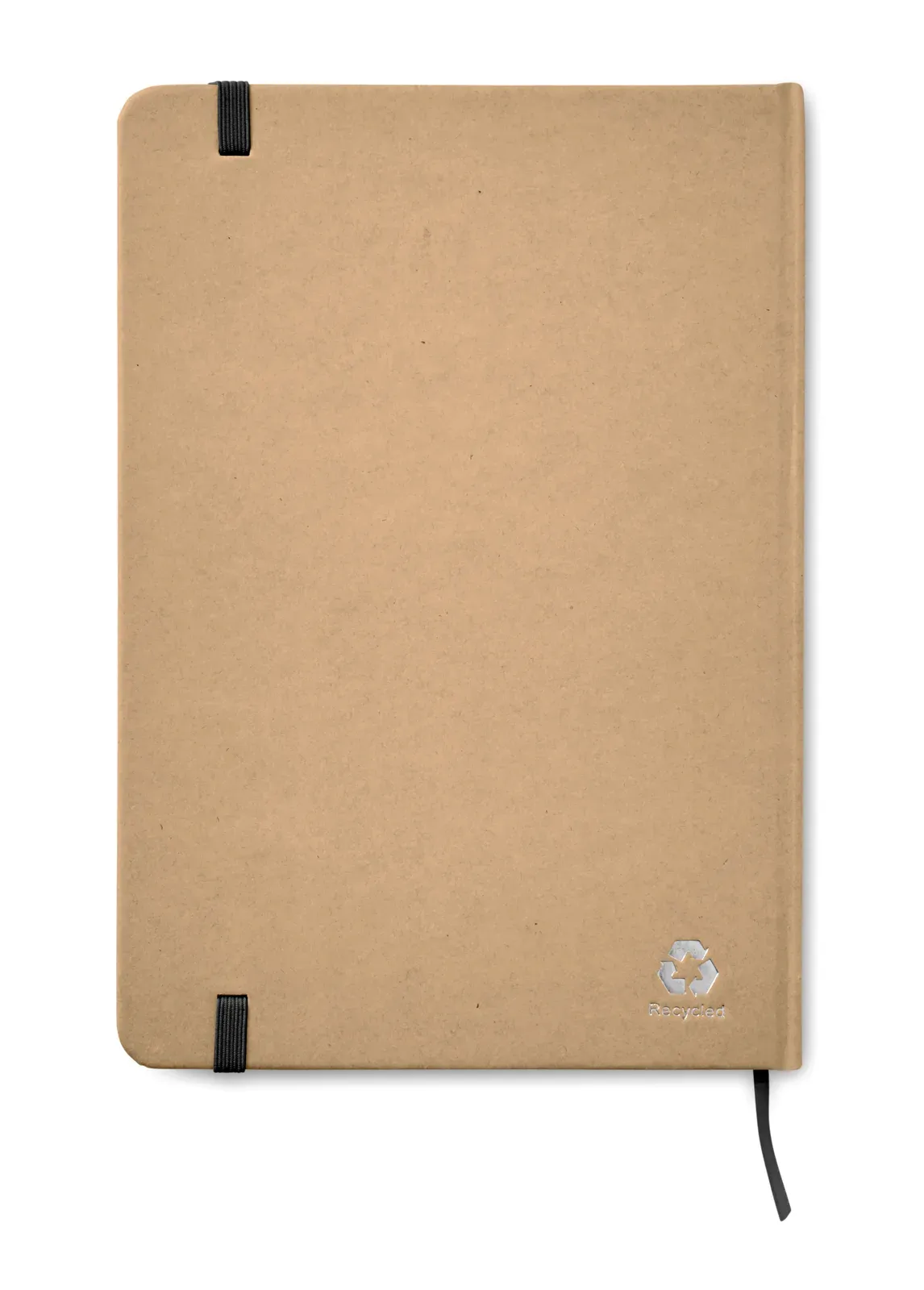 Everwrite Lined A5 Recycled Carton Notebook – 160-Page FSC-Certified Refill — Black
