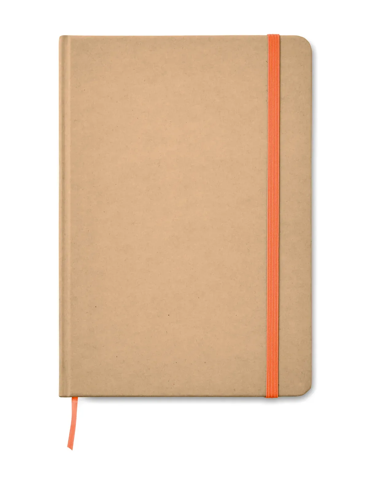 Everwrite Lined A5 Recycled Carton Notebook – 160-Page FSC-Certified Refill — Orange