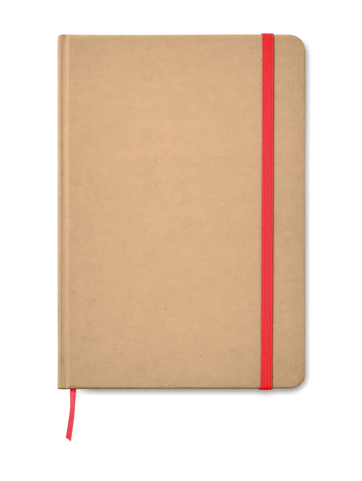 Everwrite Lined A5 Recycled Carton Notebook – 160-Page FSC-Certified Refill — Red
