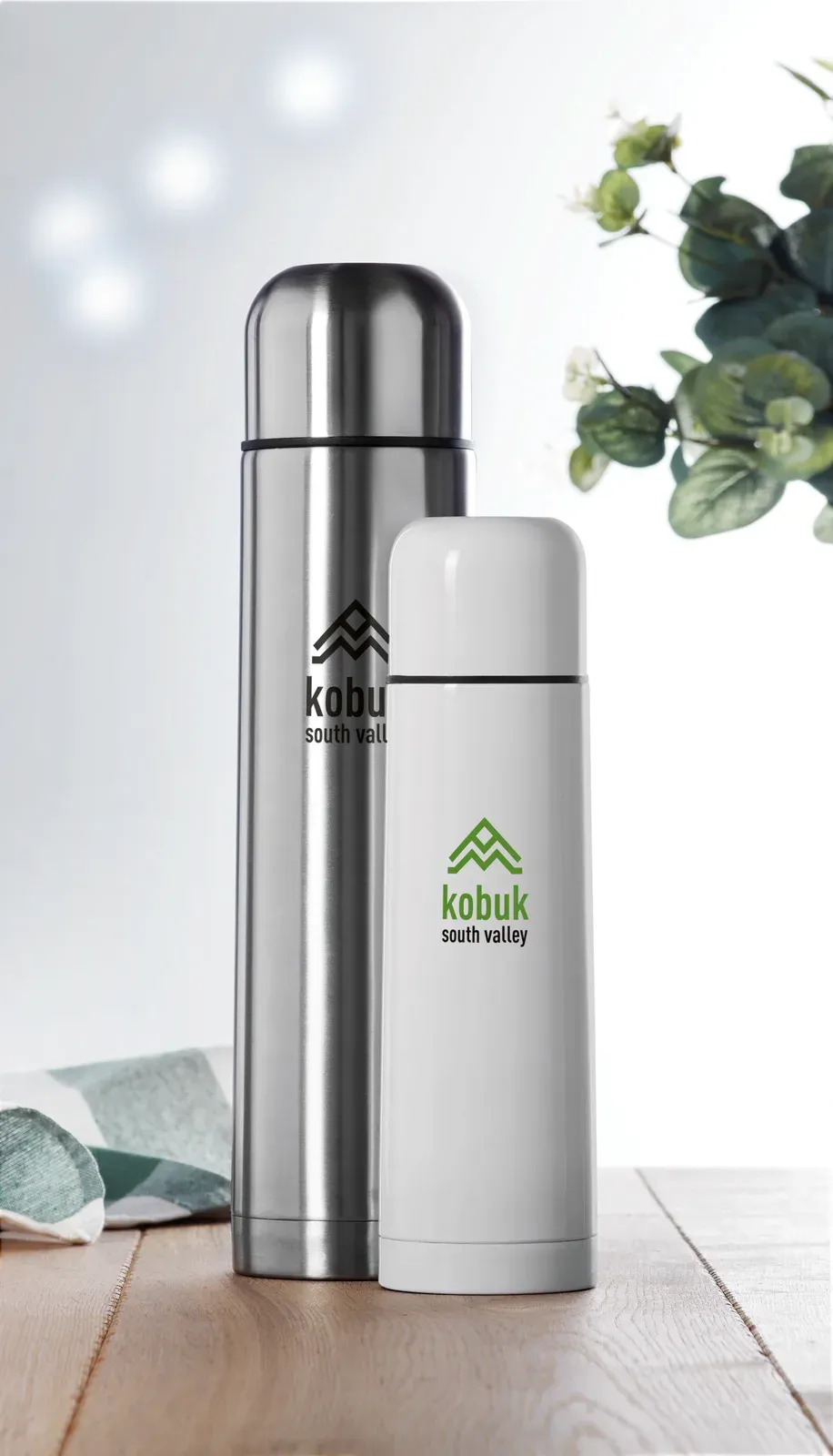 Big Chan – Double Wall Stainless Steel Insulating Vacuum Flask — Matt Silver