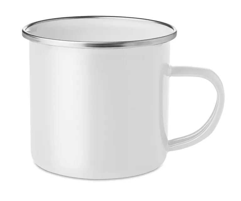 Plateado – Metal Mug with Enamel Layer