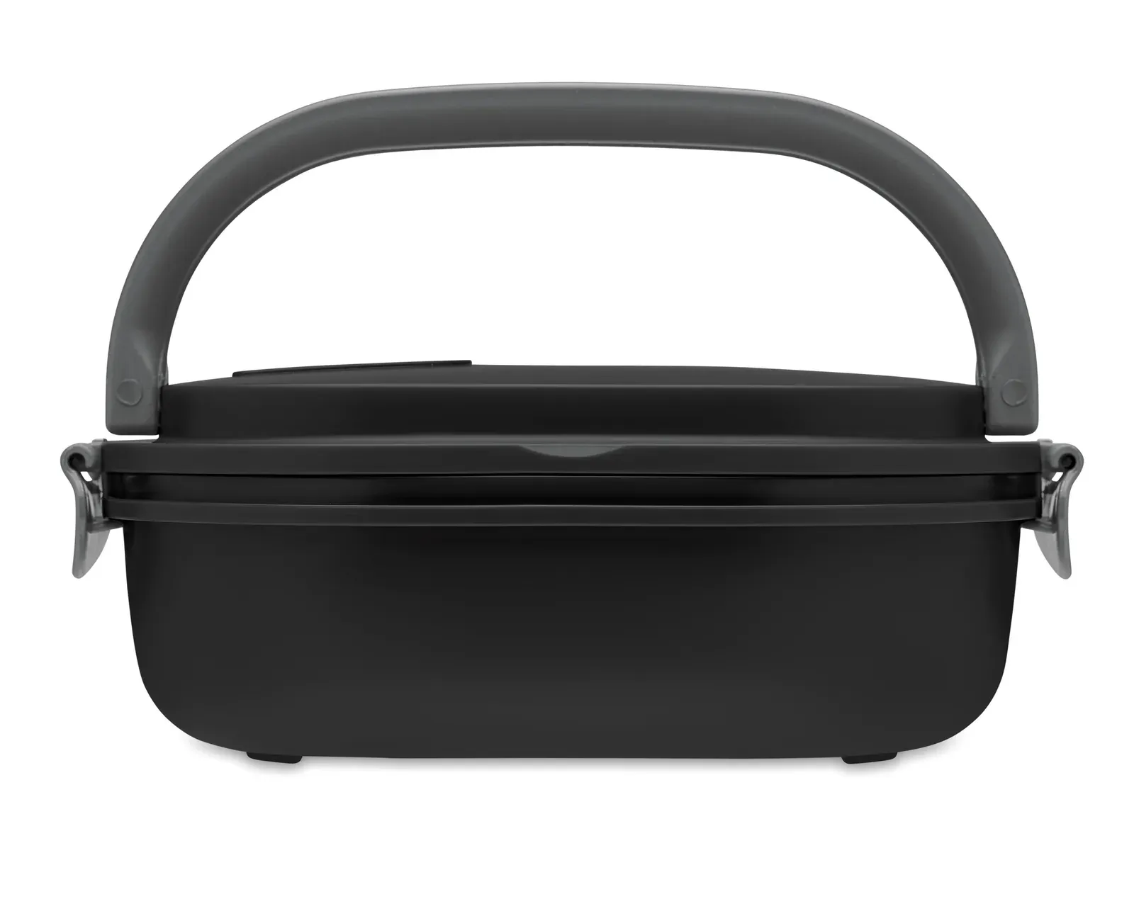 Lux Lunch – Lunch Box in PP with Click Closure — Black