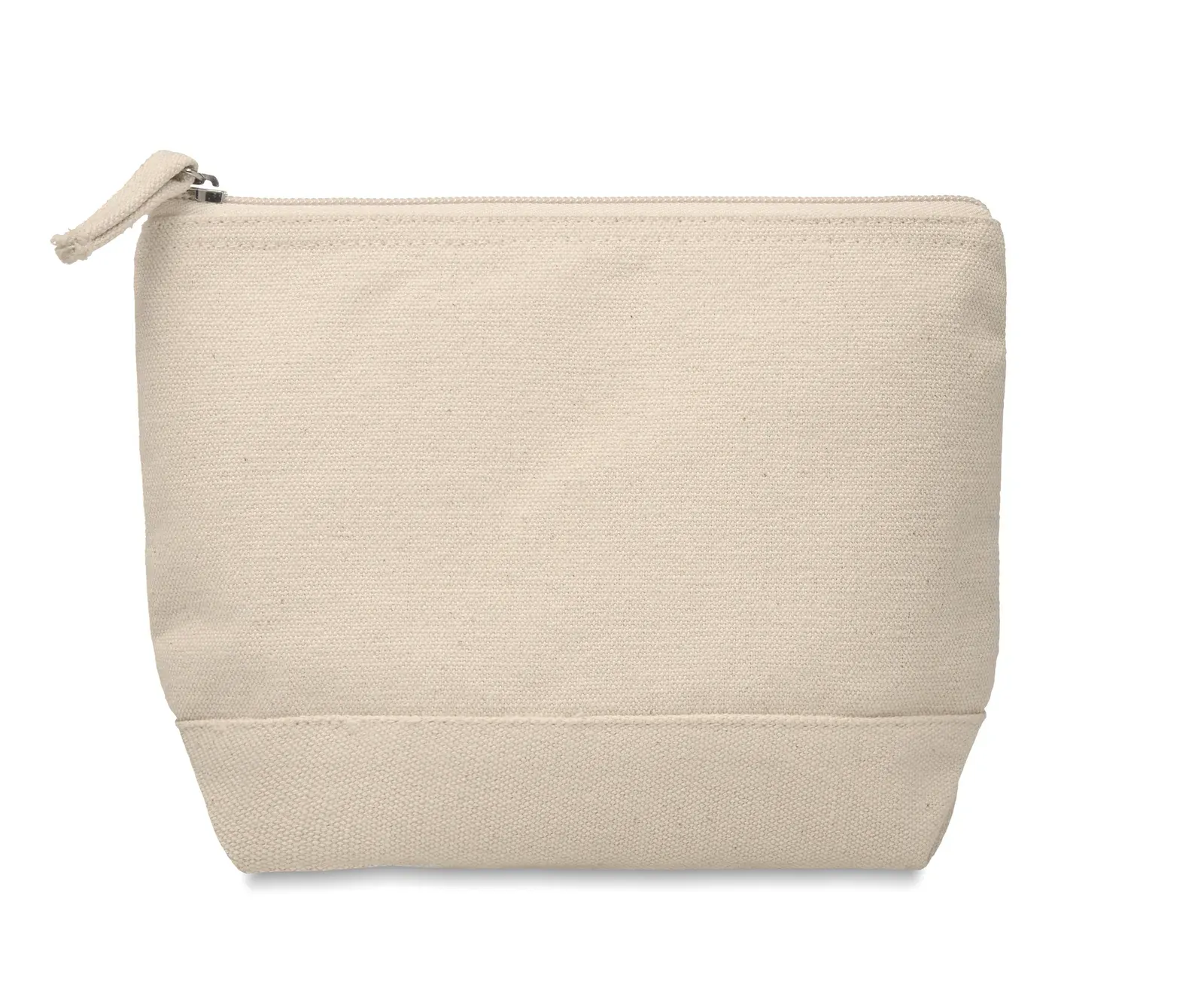 Kleuren Fairtrade Cotton Cosmetic Bag 180GSM — Beige