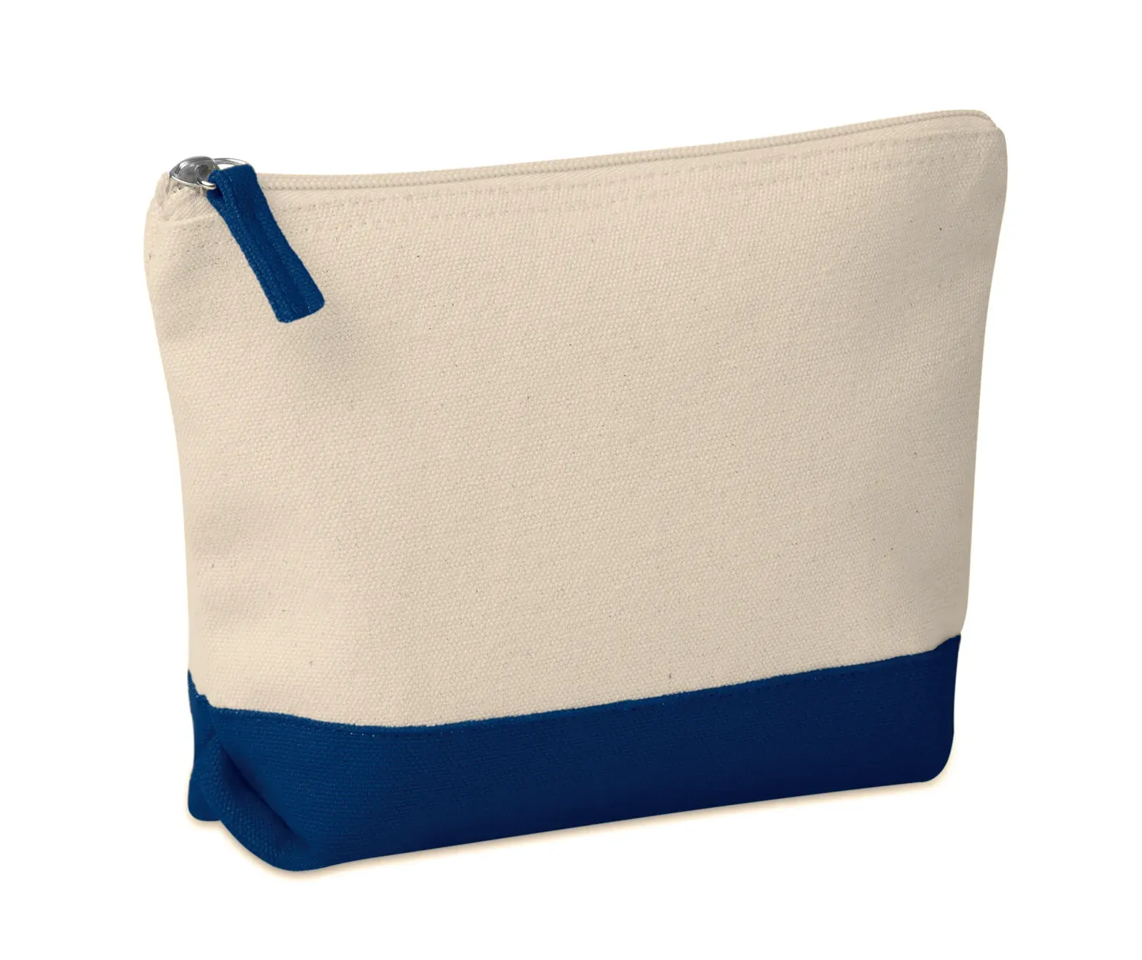Kleuren Fairtrade Cotton Cosmetic Bag 180GSM — Blue