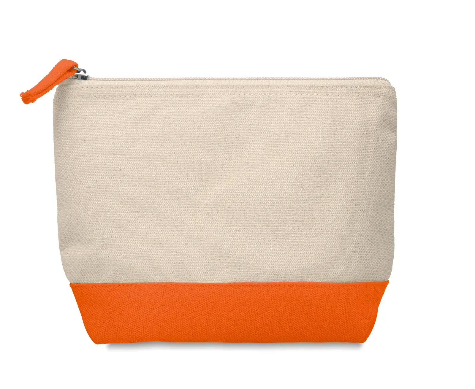 Kleuren Fairtrade Cotton Cosmetic Bag 180GSM — Orange