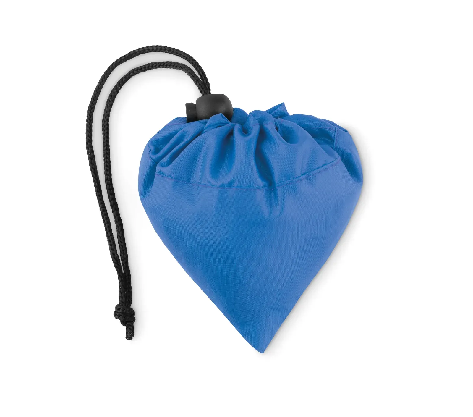 Recycled Cotton Shopping Bag Foldpet with Foldable Design 38X40 cm — Blue