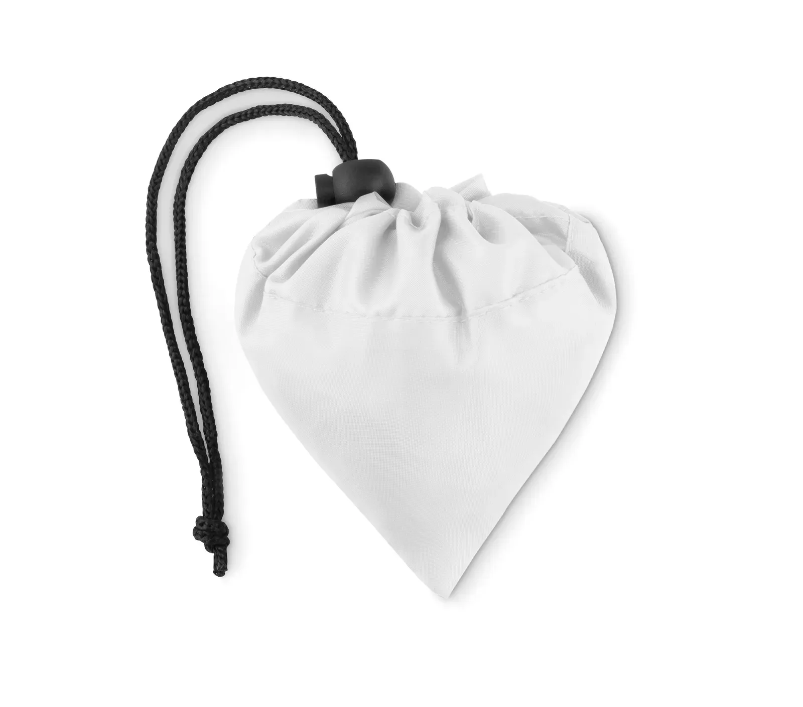 Recycled Cotton Shopping Bag Foldpet with Foldable Design 38X40 cm — White