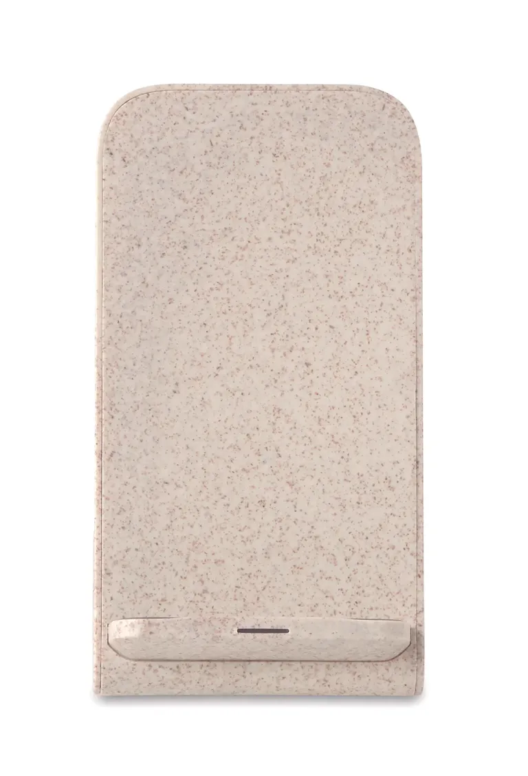 Layaback Foldable Wireless Charger Stand – Wheat Straw with Pen Holder