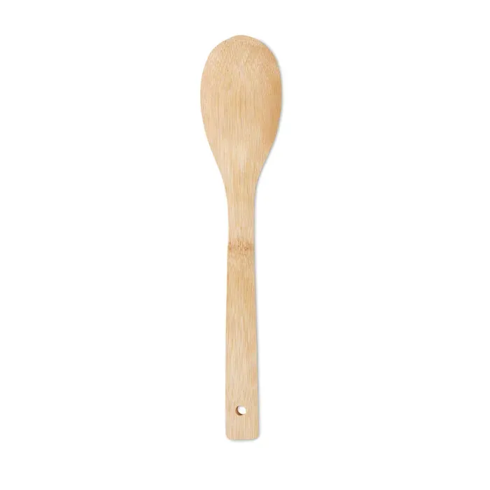 Mayen – Salad Spoon in Bamboo — Beige