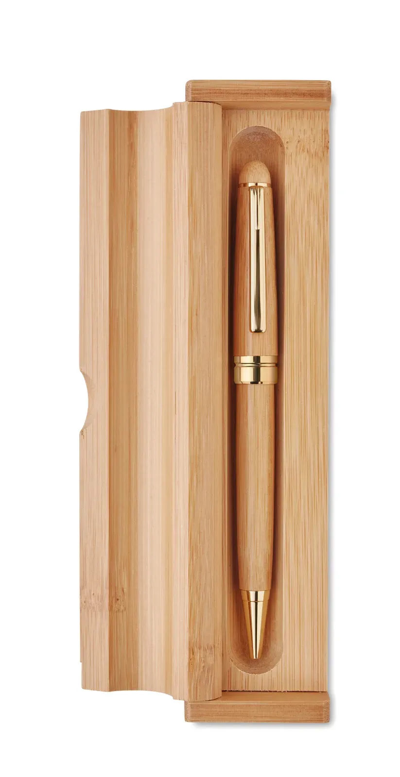 Etna Twist Pen Gift Set in Bamboo Box — Wood