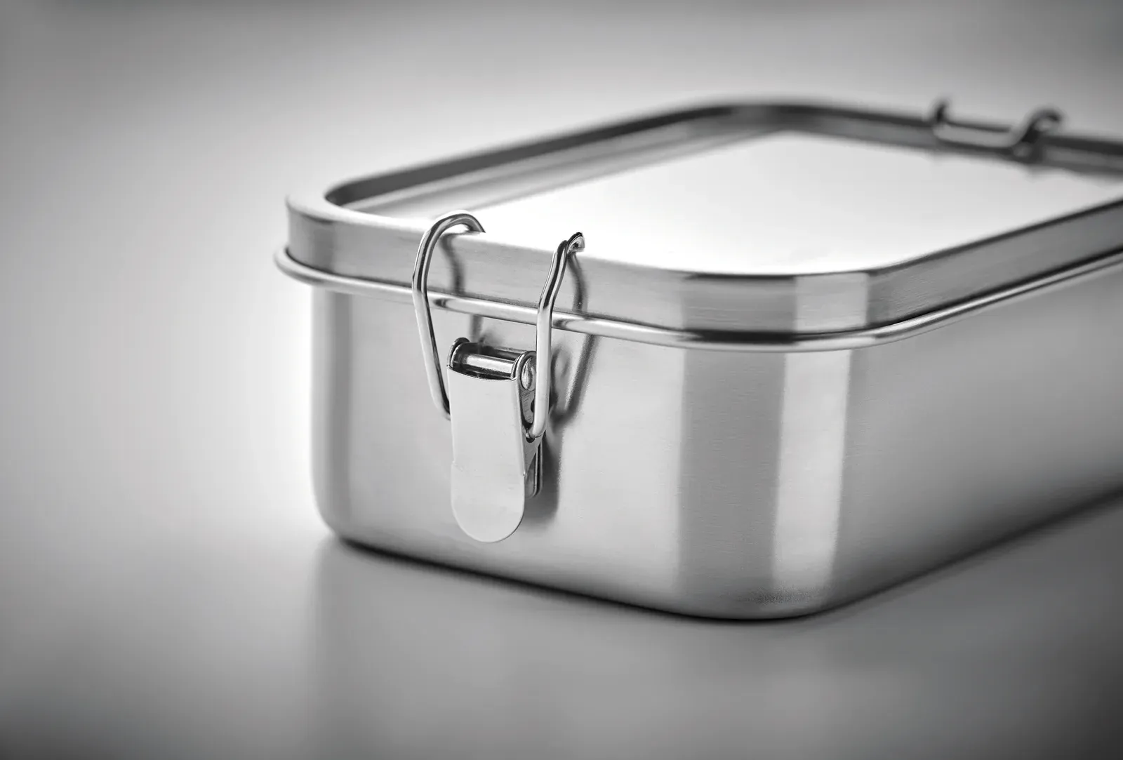 Chan Lunchbox – Stainless Steel Lunch Box with Strong and Secure Side Buckles — Matt Silver