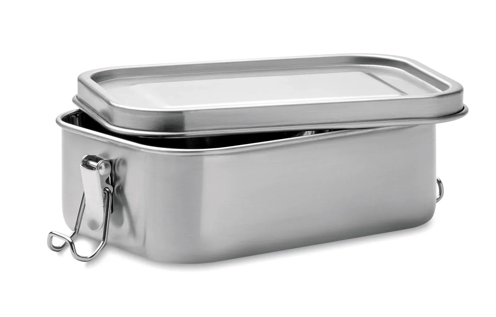 Chan Lunchbox – Stainless Steel Lunch Box with Strong and Secure Side Buckles — Matt Silver
