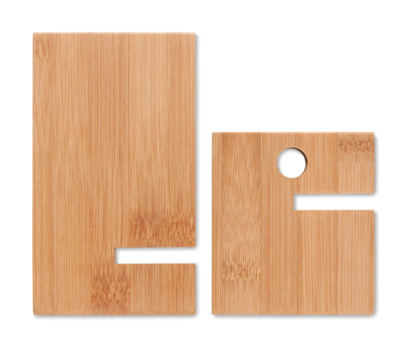 Whippy Bamboo Phone Stand – Vertical Hold, FSC-Certified — Wood