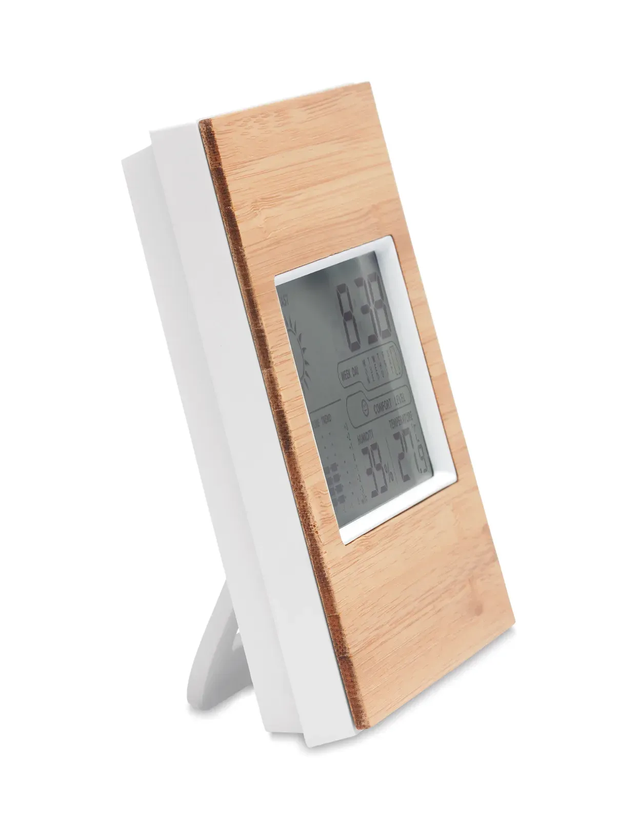 Turku Bamboo-Front Weather Station — Wood